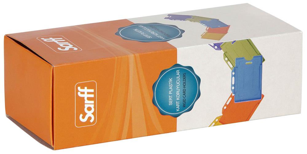 SARFF KART KORUYUCU YATAY ŞEFFAF 50 Lİ 15323010