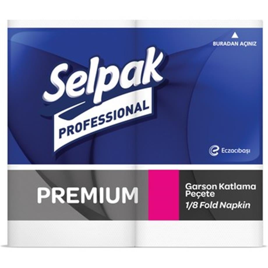 SELPAK PROFESSİONAL GARSON KATLAMA PEÇETE 33X33CM