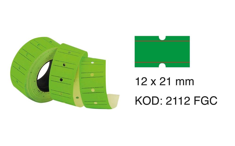 TANEX MOTEX ETİKET FLORASAN 21X12 YEŞİL MOTEX-FK