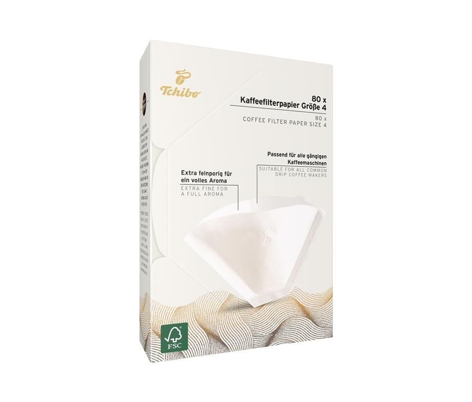 TCHIBO FİLTRE KAHVE KAĞIDI ( 4 )  80 Lİ