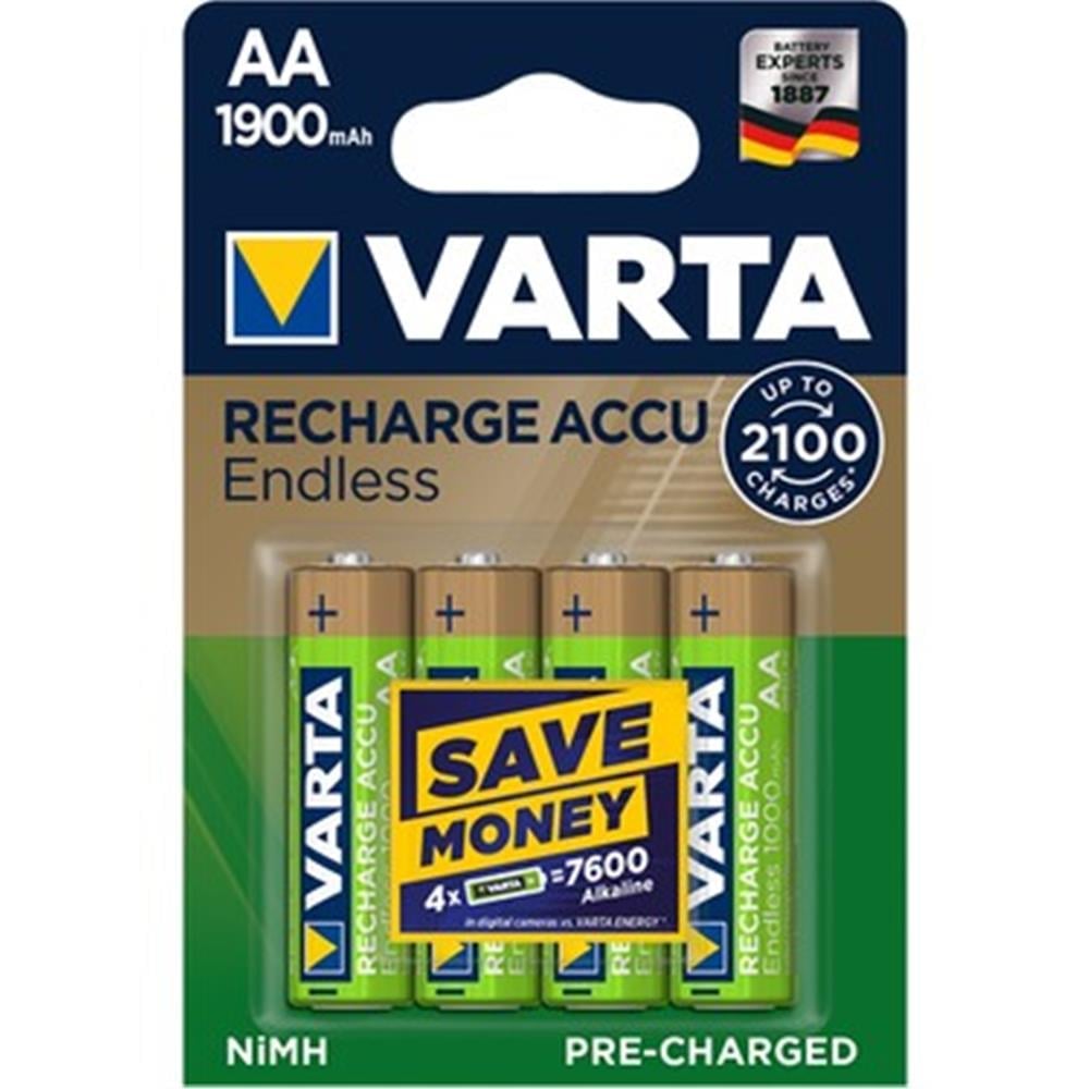 VARTA KALEM PİL ŞARJLI 1900mAh AA 4 LÜ BLİSTER