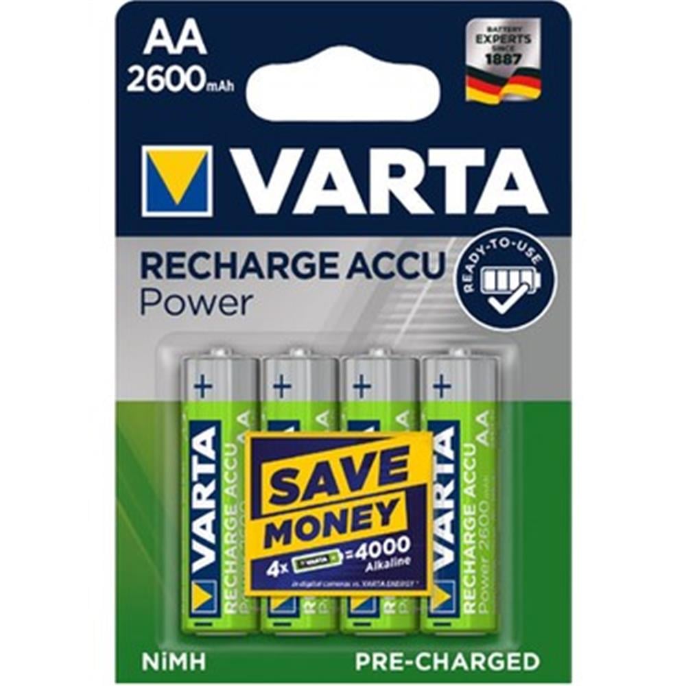 VARTA KALEM PİL ŞARJLI 2600MAH AA 2Lİ BLİSTER