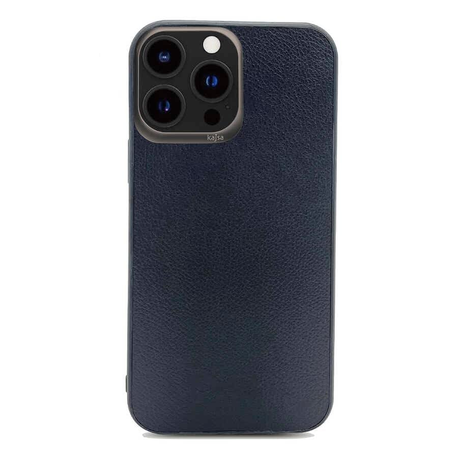 Apple iPhone 13 Pro Max Kılıf ​Kajsa Luxe Collection Hakiki Deri Kapak