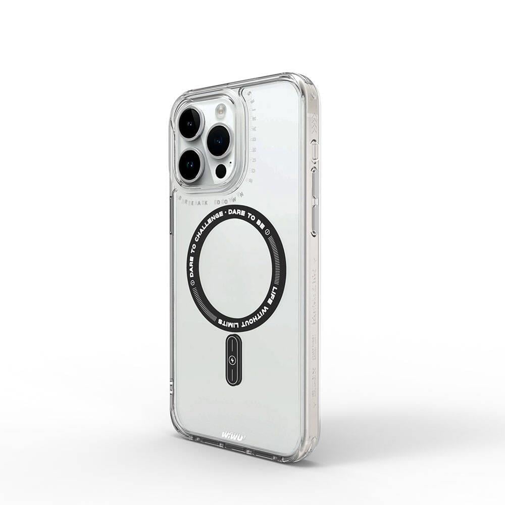 Apple iPhone 15 Pro Kılıf M-safe Şarj Özellikli Wiwu Basic Color J Serisi Kapak