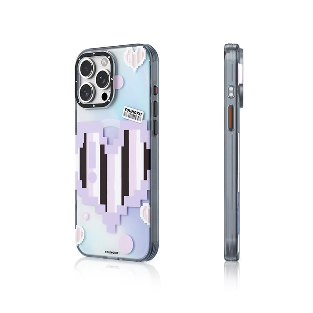 Apple iPhone 15 Pro Kılıf M-safe Şarj Özellikli Youngkit Love Serisi Kapak