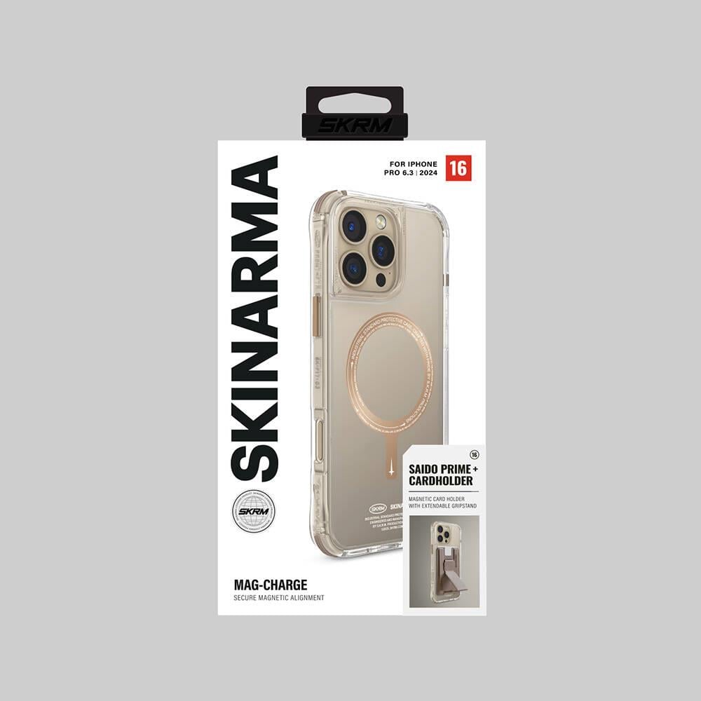 Apple iPhone 16 Pro Kılıf M-safe Şarj Özellikli Karbon Fiber Tasarımlı Benks Aurora ArmorAir Kevlar Kapak