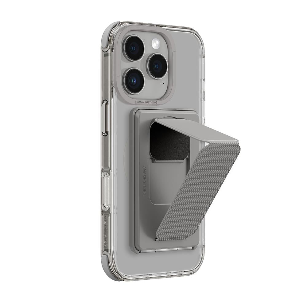 Apple iPhone 16 Pro Max Kılıf M-safe Şarj Özellikli Standlı Set Amazingthing Omni Adventure Serisi Kapak