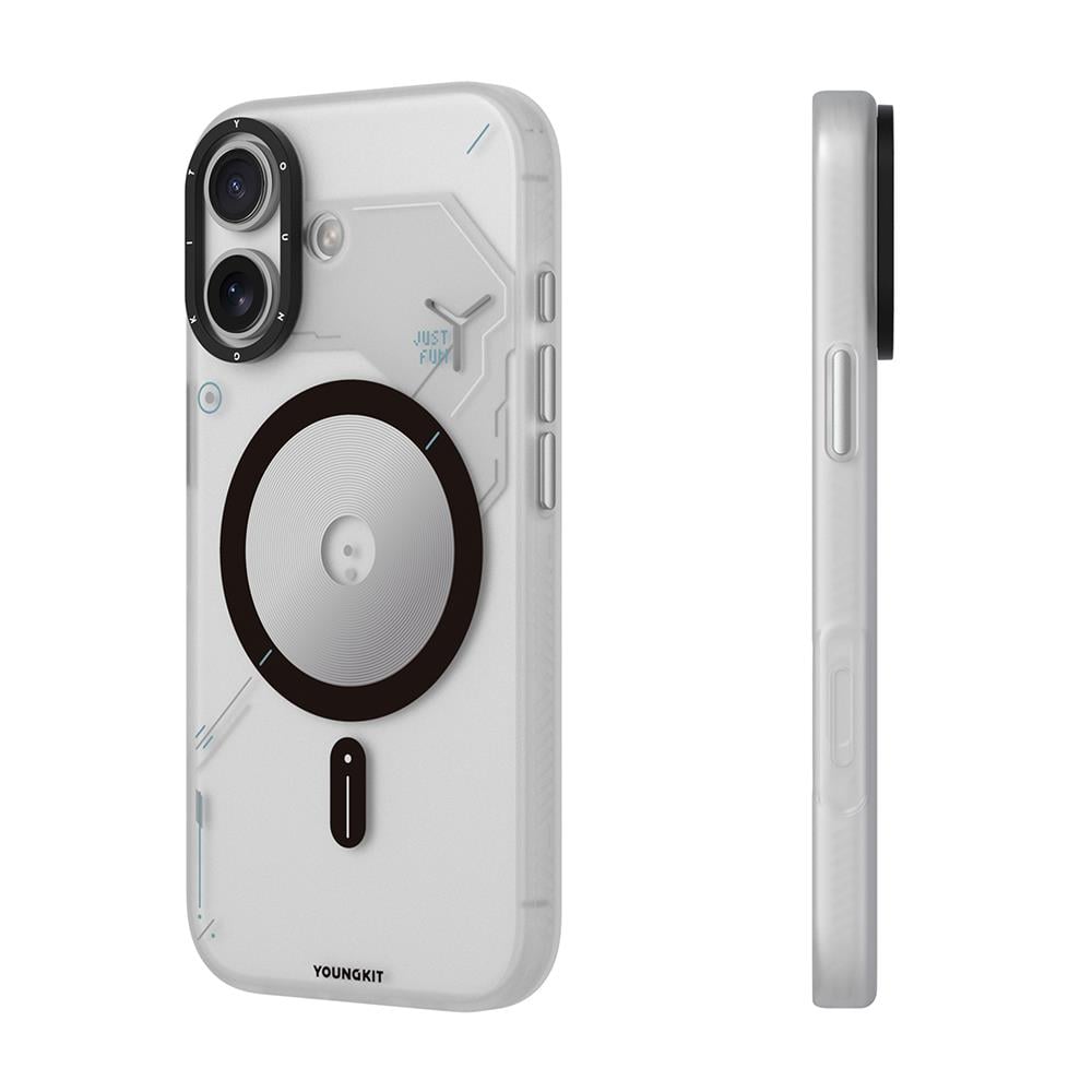 Apple iPhone 17 Kılıf M-Safe Şarj Özellikli Standlı Zore Proton Silikon Kapak