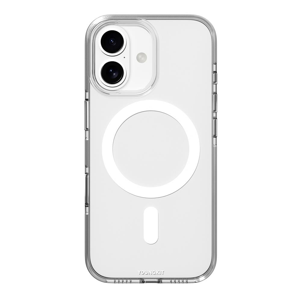 Apple iPhone 17 Kılıf M-safe Şarj Özellikli Şeffaf Youngkit Crystal Shield Serisi Kapak
