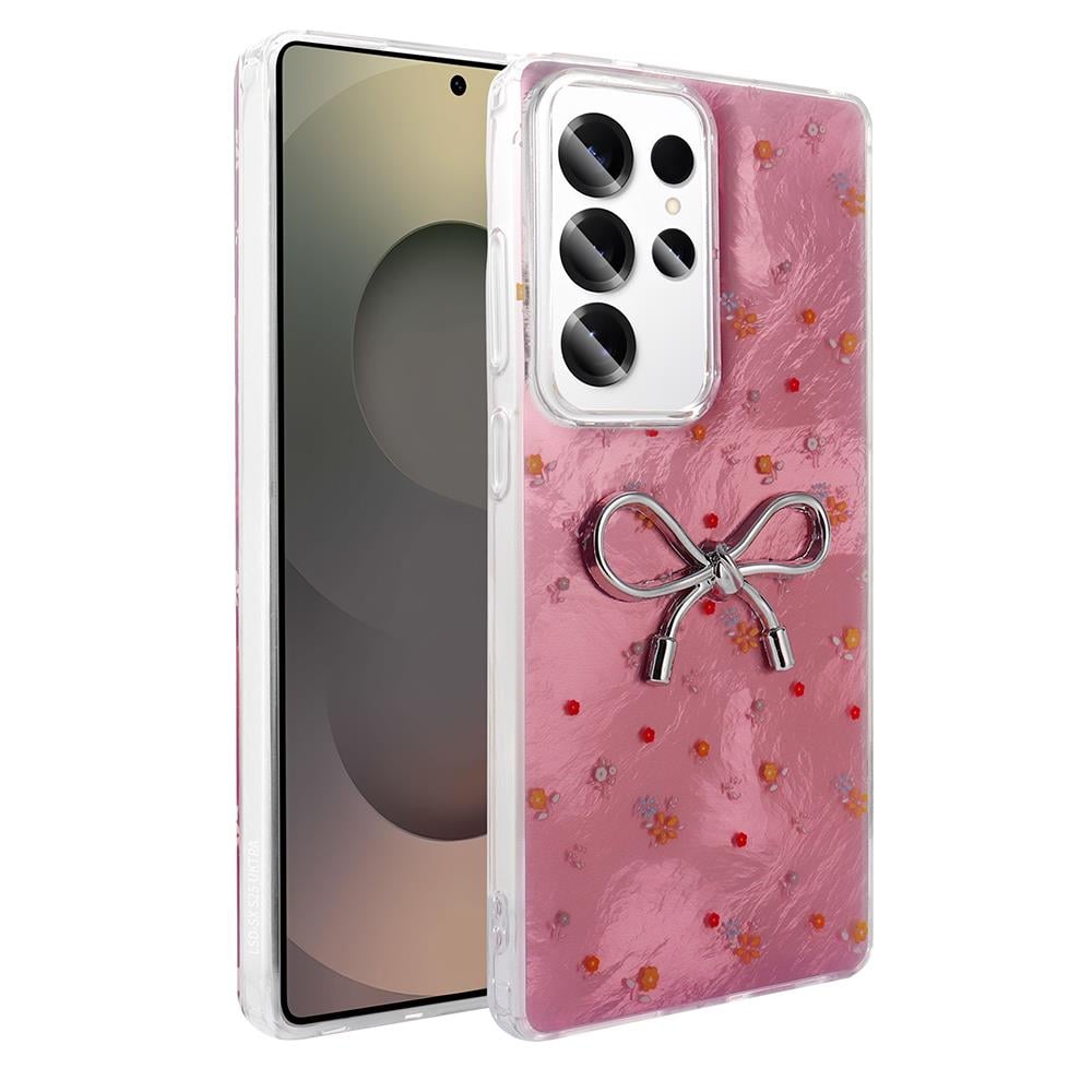 Galaxy S24 Ultra Kılıf Kamera Korumalı Figürlü Zore Ponti Silikon Kapak