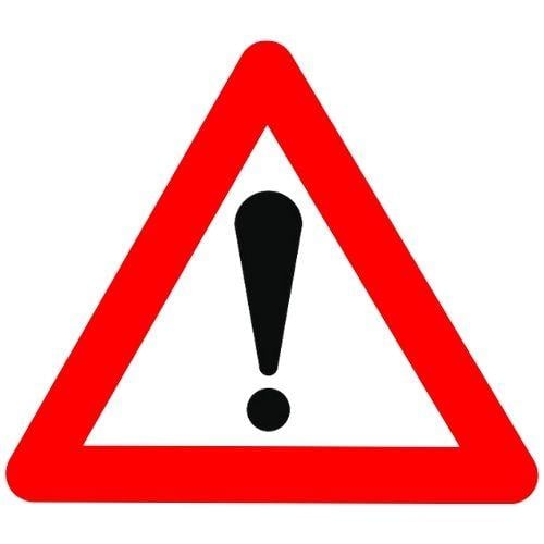 Dikkat Trafik Levhası T-20