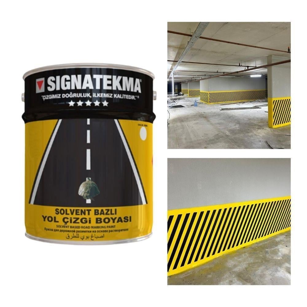 Siyah Yol Çizgi Boyası 25 Kg x 10lu Ekonomik Set – Alkid Esaslı