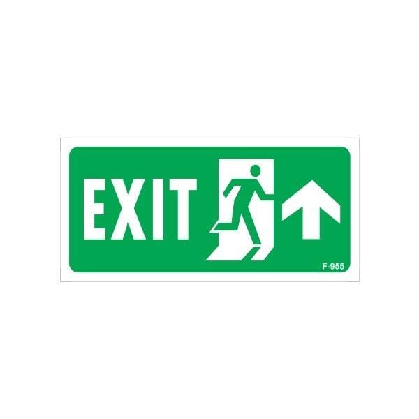 Exıt Uyarı Levhası Yukarı OkİSG-F955-1225FSExıt Uyarı Levhası Yukarı Ok