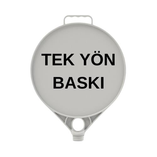 28 cm Özel Baskı Yuvarlak Levha
