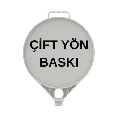 28 cm Özel Baskı Yuvarlak Levha