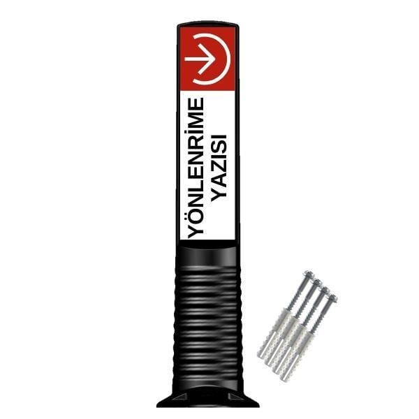 Sağa Yönlendirme Levhalı TPU Uyarı Dubası