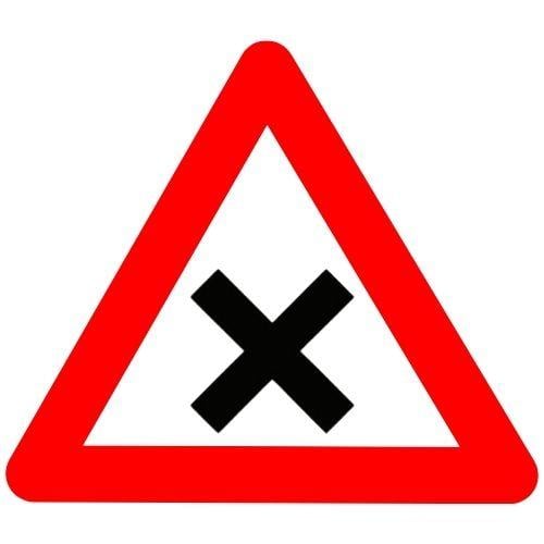 Kontrolsüz Kavşak Levhası T-21