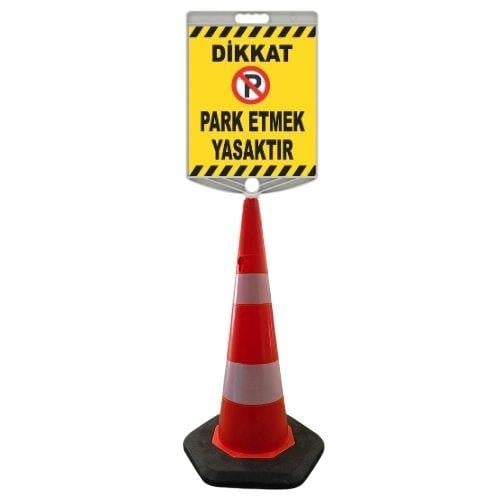 Dikkat Park Etmek Yasaktır Levhalı Ağırlıklı Duba