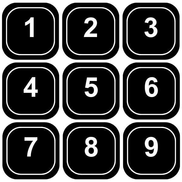 Otopark Park Yeri Numaralandırma Levhası