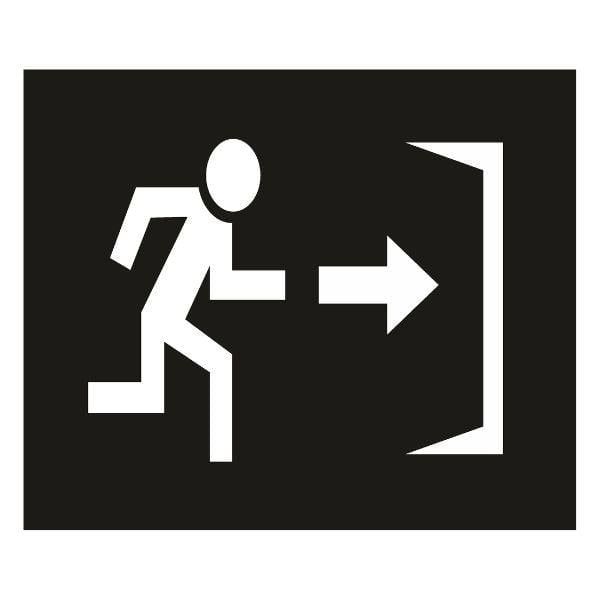 Acil Çıkış Boyama Şablonu