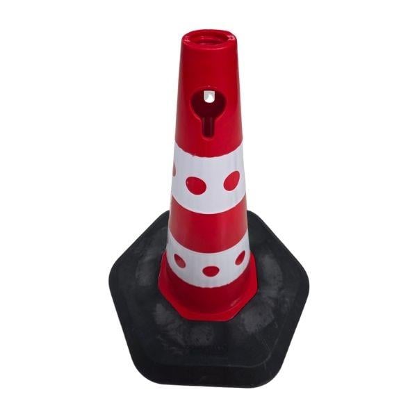 50 cm Ağırlıklı Benekli Reklam Konisi – Ekonomik Reklam Dubası