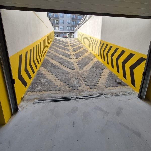 Otopark Duvar Ve Kolon Çavuş Tarama Şablonu