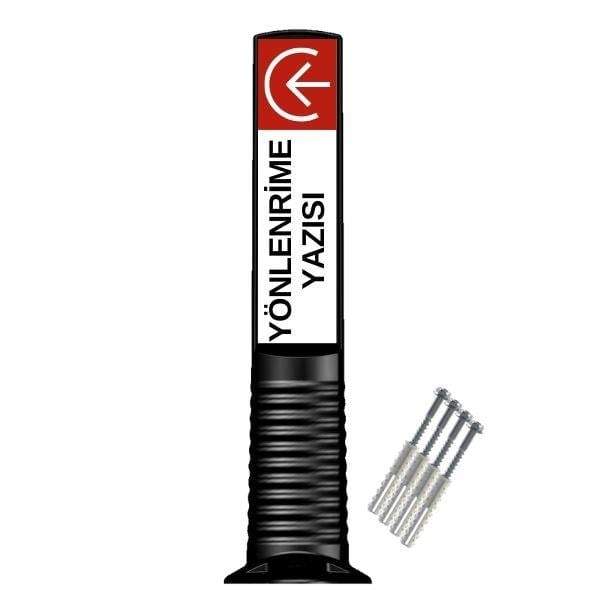 Sola Yönlendirme Levhalı TPU Uyarı Dubası