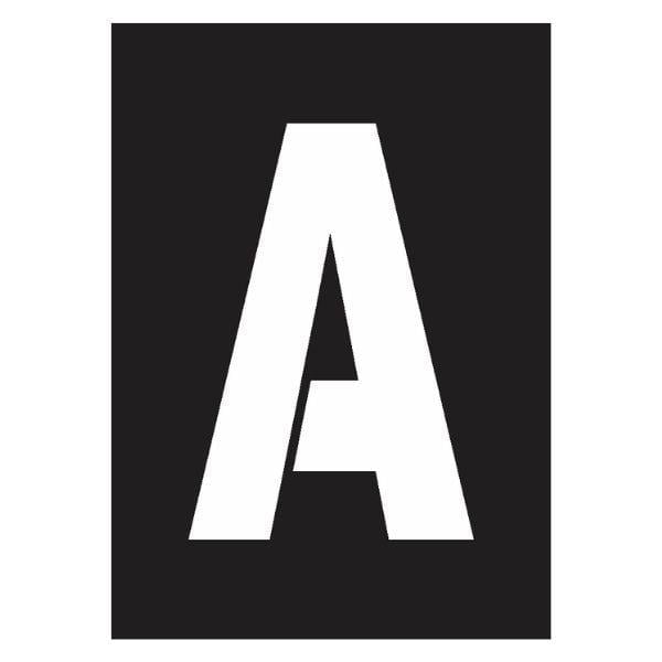 Harf Boyama Şablonu 25×35 cm – Tek Harf