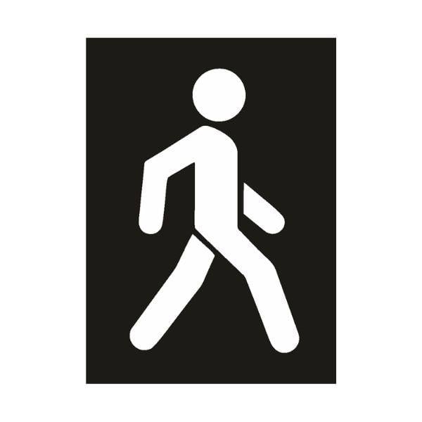 Yaya Yolu İnsan Figürü Boyama Şablonu