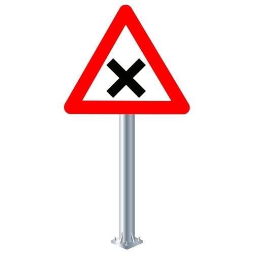 Kontrolsüz Kavşak Levhası T-21