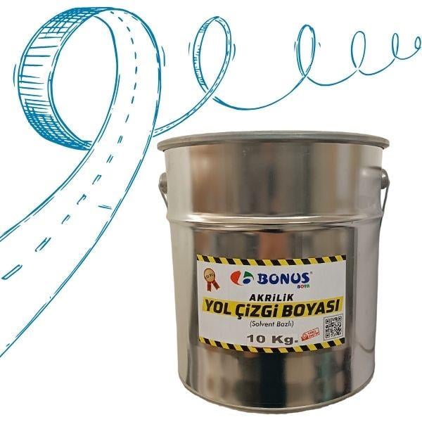 Akrilik Mavi Yol Çizgi Boyası 10 kg