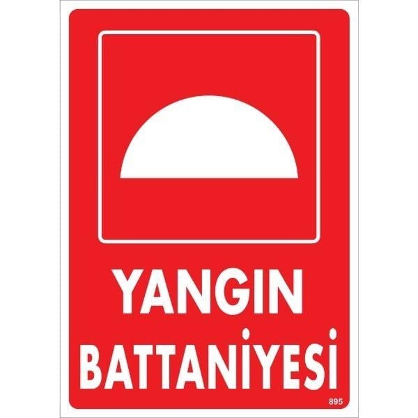 Yangın Battaniyesi Uyarı Levhası İSG-895-2535SYangın Battaniyesi Uyarı Levhası