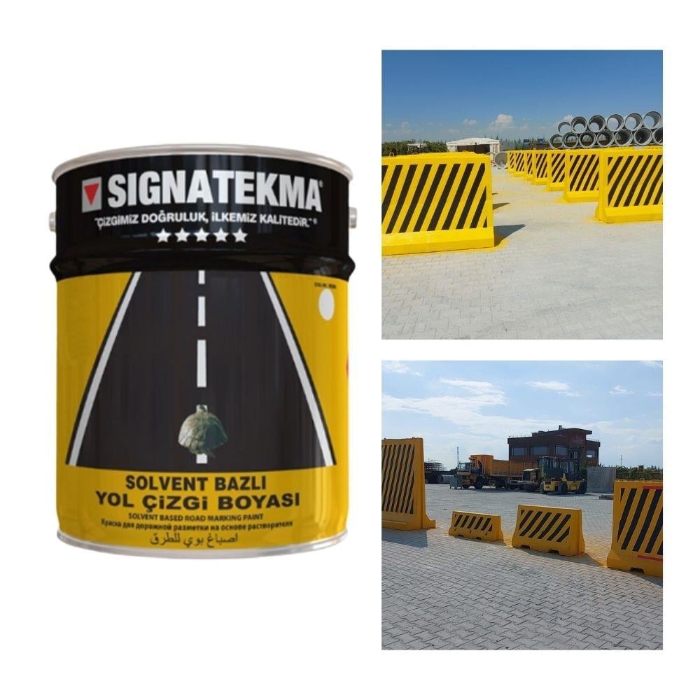 Siyah Akrilik Yol Çizgi Boyası 25 kg – RAL 9017