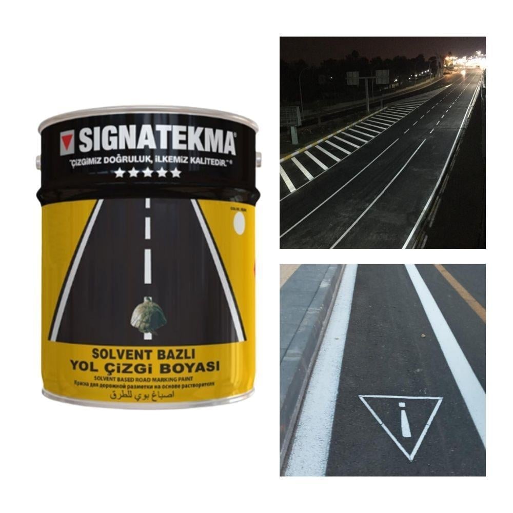 Beyaz Yol Çizgi Boyası 25 Kg x 10lu Ekonomik Set – Alkid Esaslı