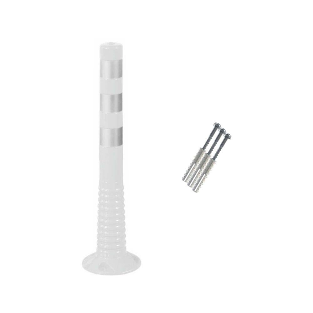 75 cm Beyaz Ekonomik Esnek Delinatör – Plastik Trafik Dubası