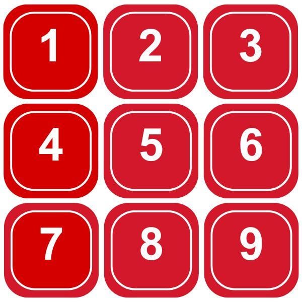 Otopark Park Yeri Numaralandırma Levhası