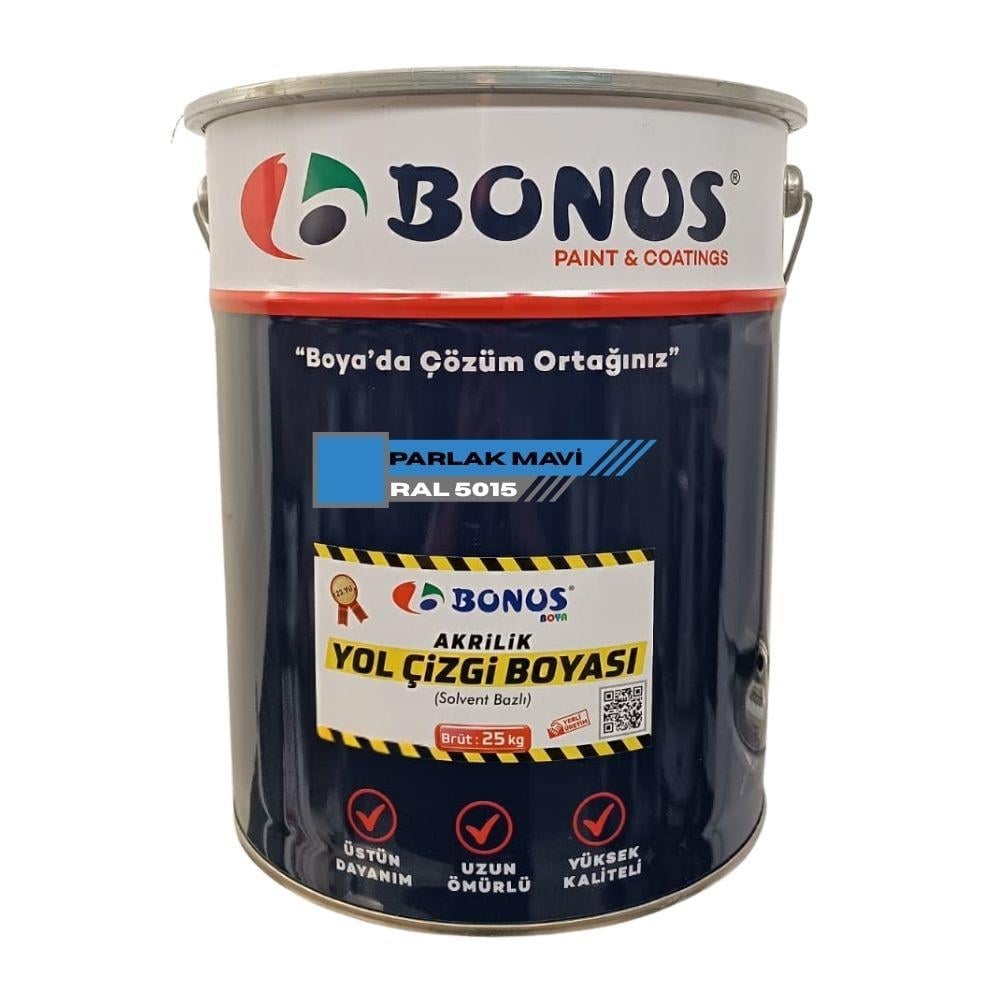 Parlak Mavi Akrilik Zemin Boyası 25 Kg – RAL 5015