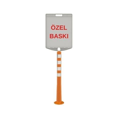 Özel Baskı Plastik Levhalı 100 cm Delinatör Seti