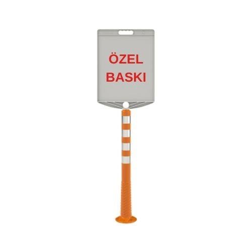 Özel Baskı Plastik Levhalı 100 cm Delinatör Seti
