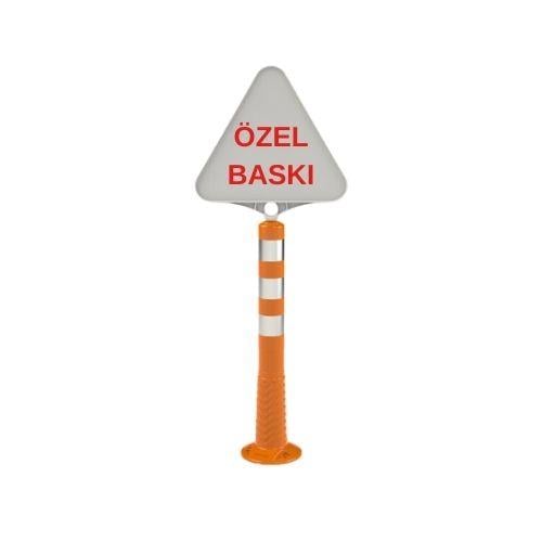 Özel Baskı Plastik Levhalı 75 cm Delinatör Seti