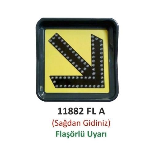 Sağdan Gidiniz Elektrikli AC Ledli Levha