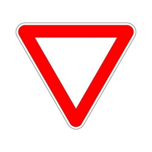 Yol Ver Levhası TT-1 Tali YolTT-1-30Yol Ver Levhası TT-1