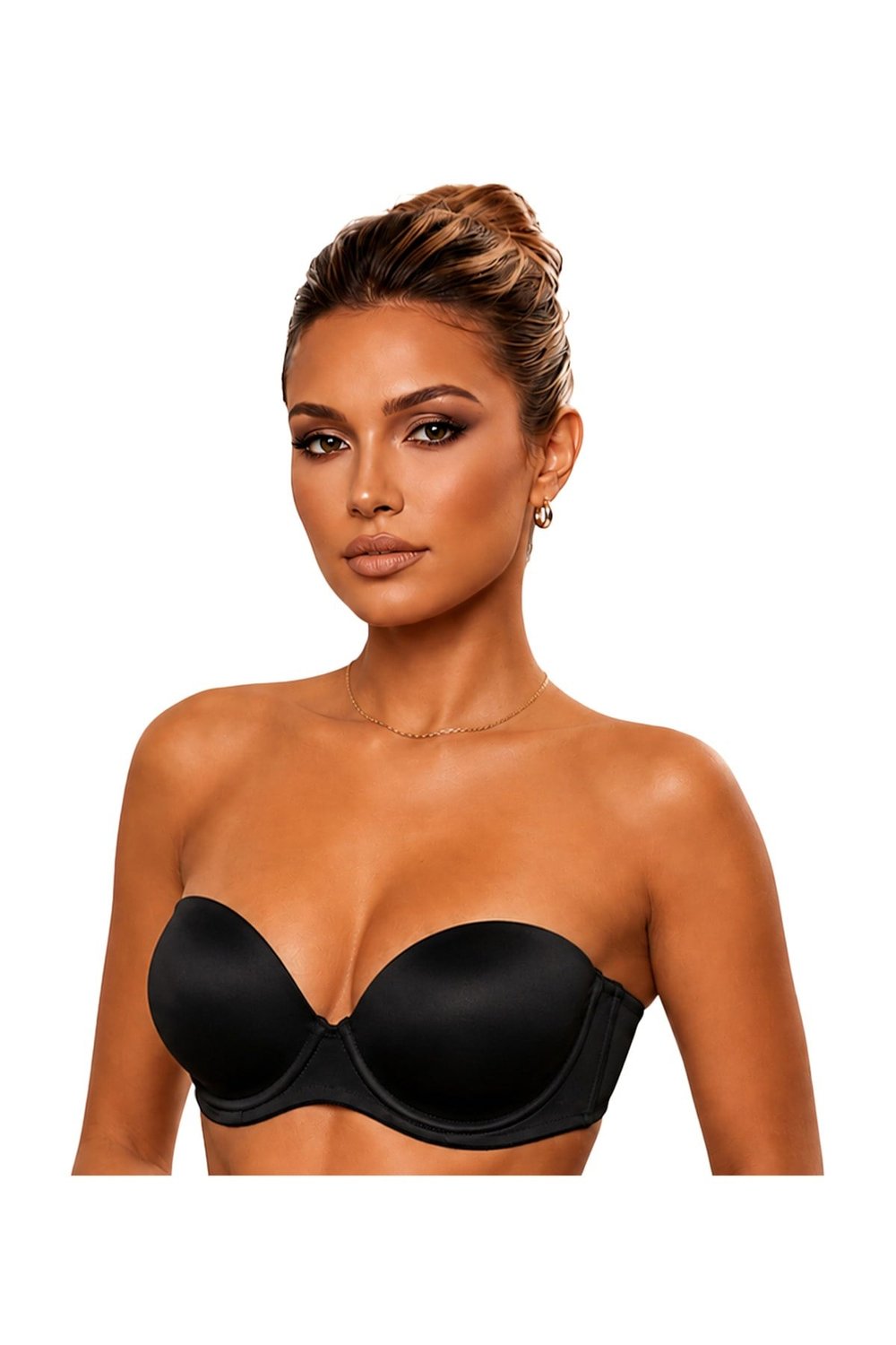 Le Jardin 7036 Kadın Straplez Push Up Dolgulu Silikonlu B Cup Sütyen