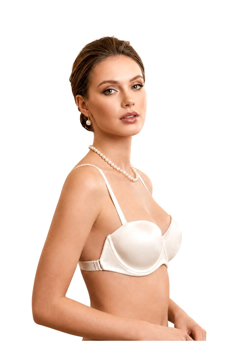 Le Jardin 7042 Kadın Straplez Push Up Dolgulu B Cup Sütyen