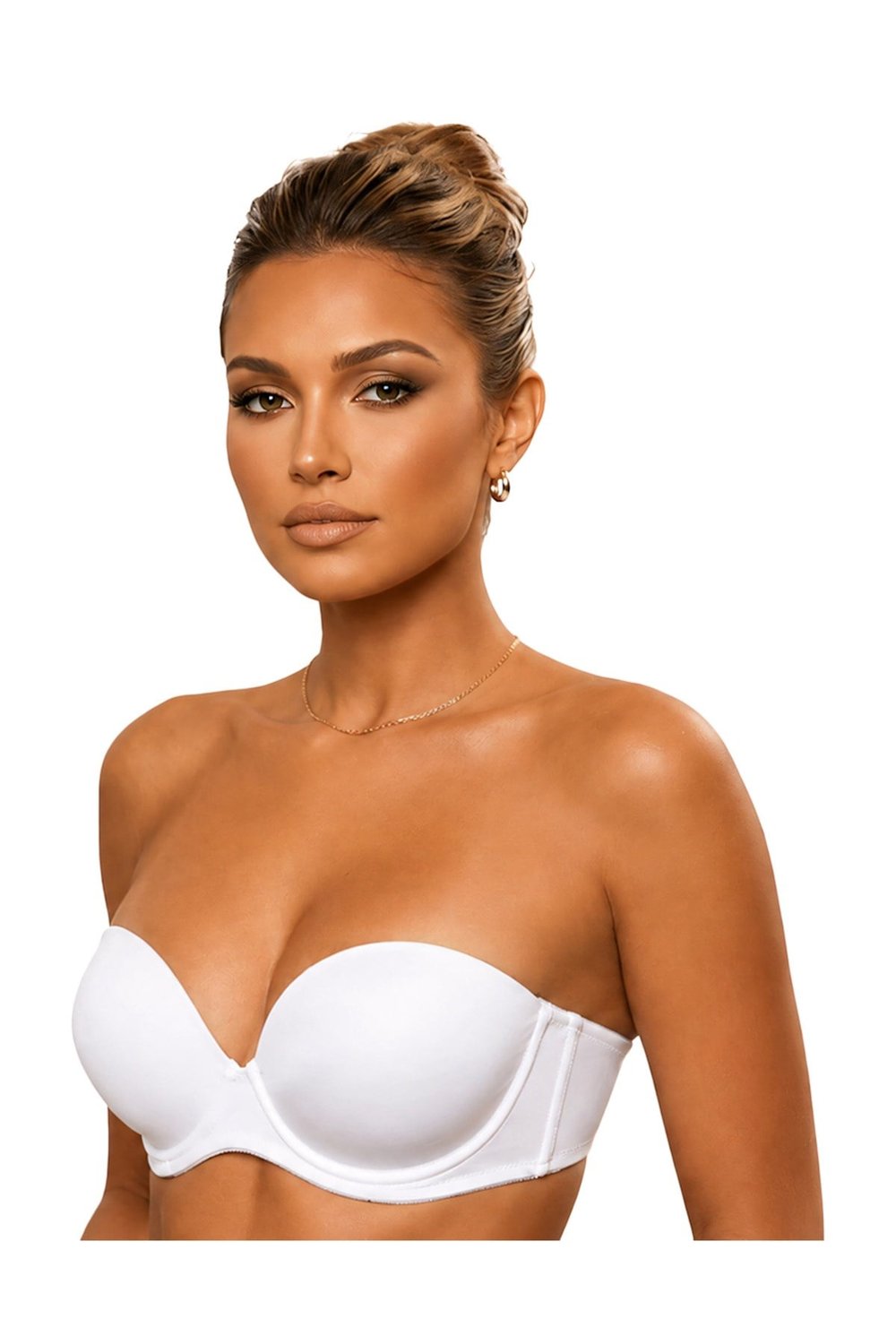 Le Jardin 7036 Kadın Straplez Push Up Dolgulu Silikonlu B Cup Sütyen