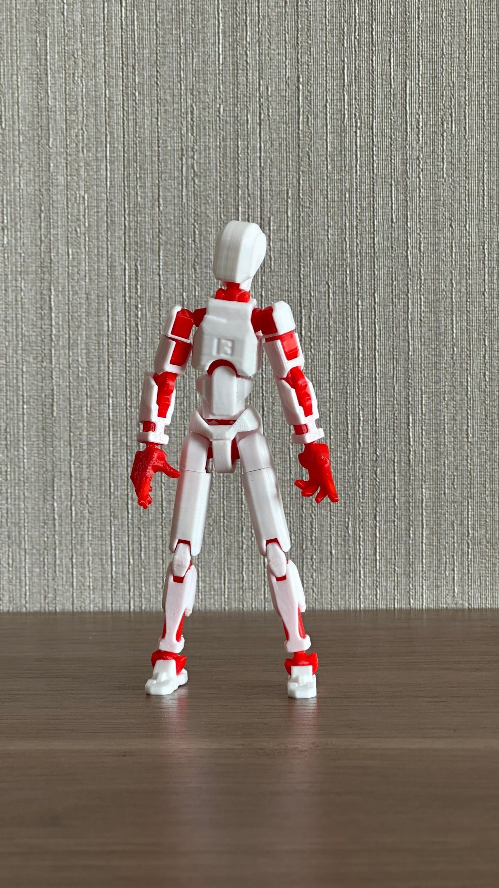 Lucky 13 Aksiyon Figürü Robot Oyuncak 13cm Beyaz Kırmızı