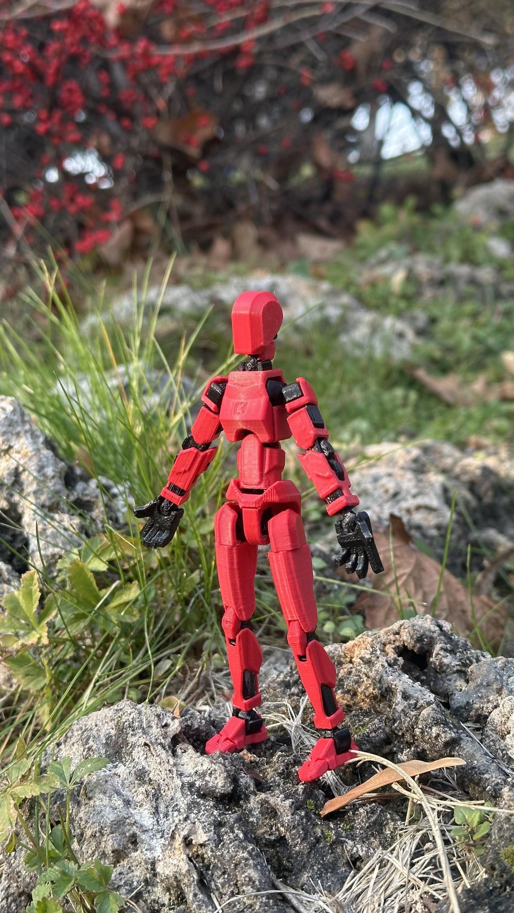 Lucky 13 Aksiyon Figürü Robot Oyuncak 13cm Kırmızı Kadın Lucky 13