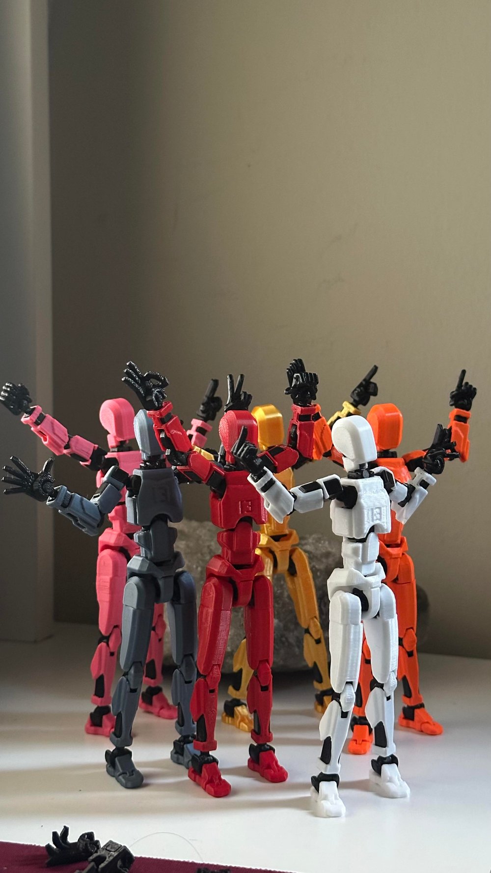 Lucky 13 Aksiyon Figürü Robot Oyuncak 13cm 6'lı Set ve 12'li El Seti