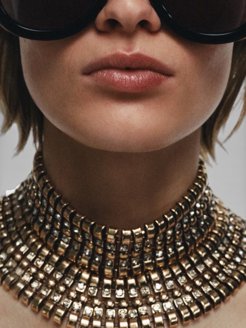 Marka model maksi choker kolye