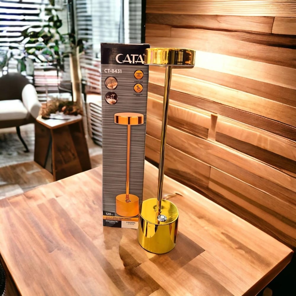 Cata Masa Lambası Ct-8431 Tek Anahtarla 3 Renk
